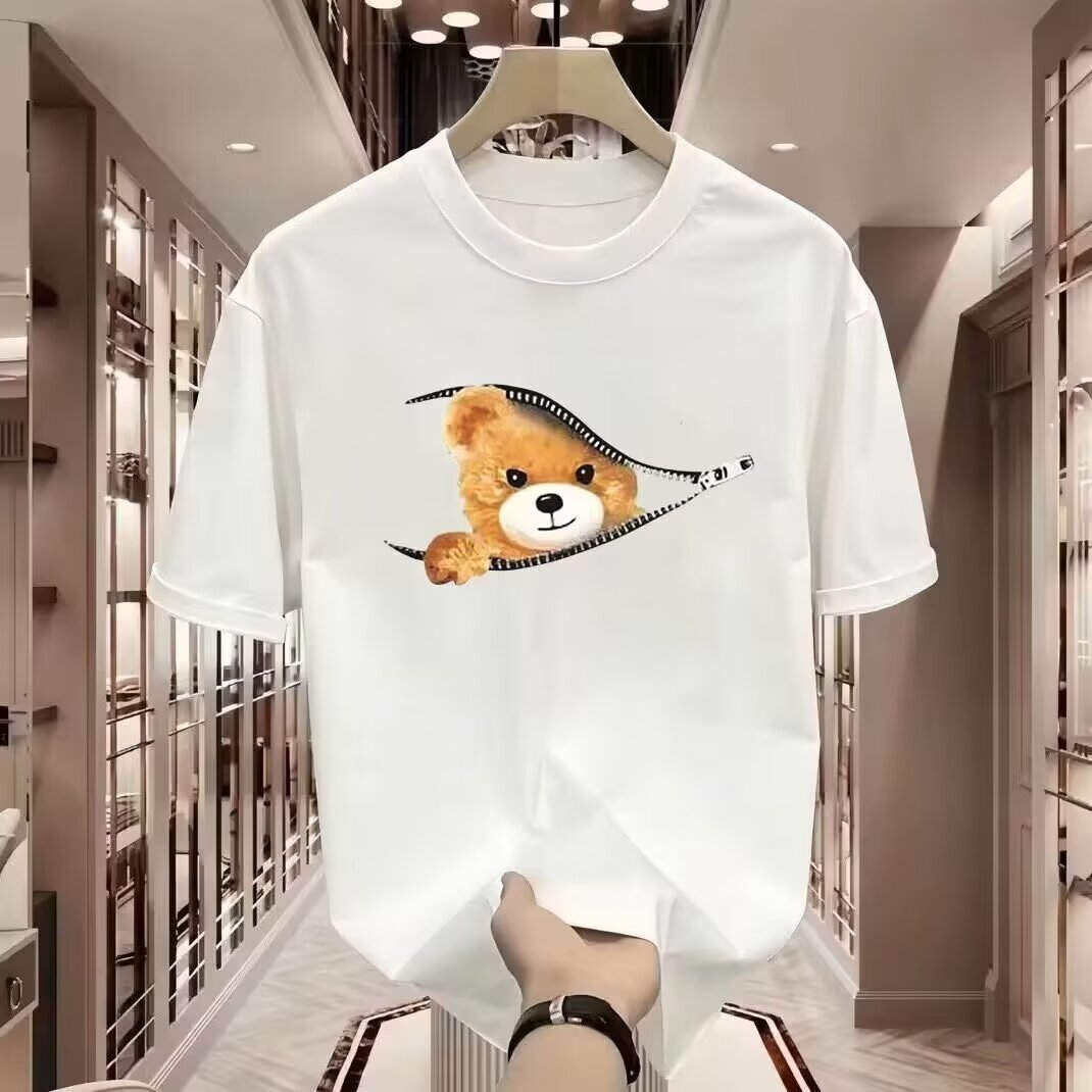W&W Mode | Cartoon Bär T-shirt Für Frühling/sommer