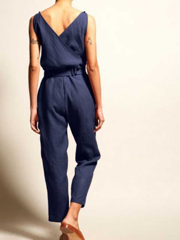 WW | Neck Ärmelloser Overall