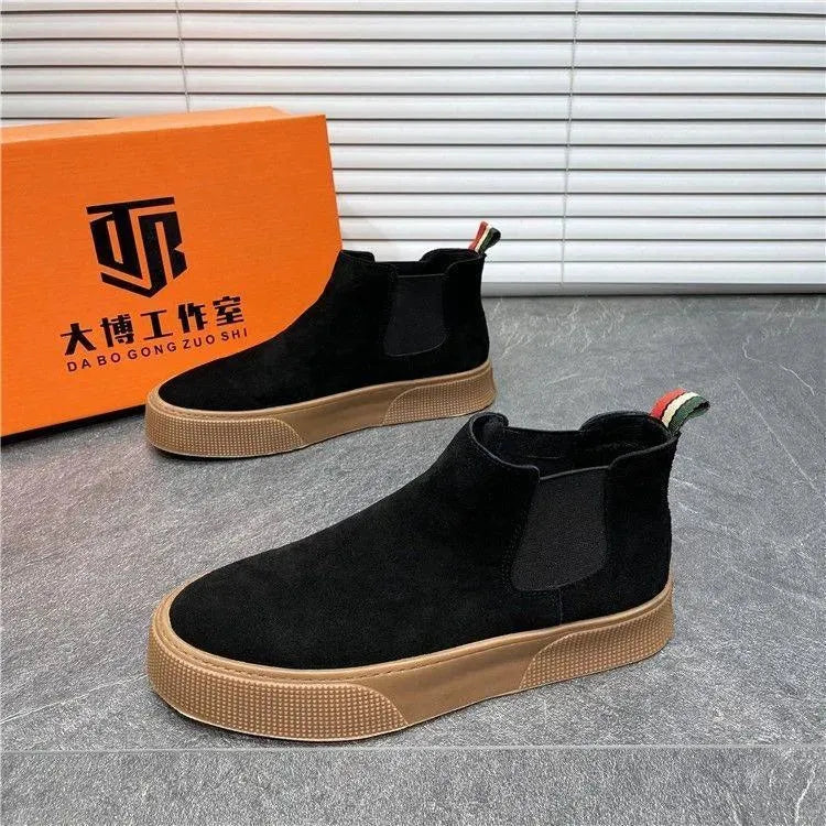 WW | Chelsea Boots Herren aus Samt – Eleganter und lässiger Stil