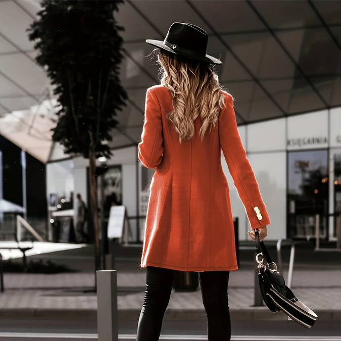 WW | Damen Winterjacke Tailliert Doppelreihig