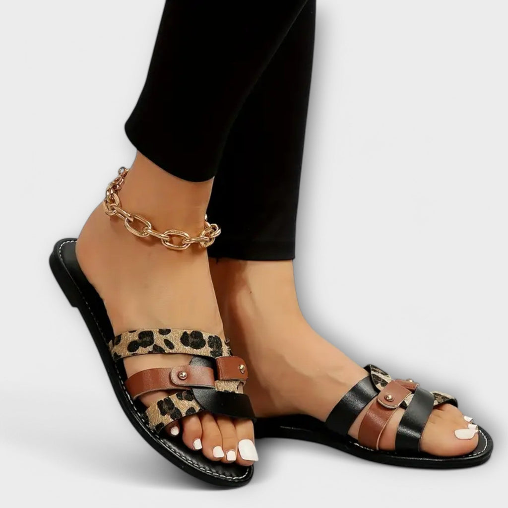 WW | Leopardenmuster Sandalen