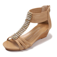 WW | Dames Boho-Keilsandalen