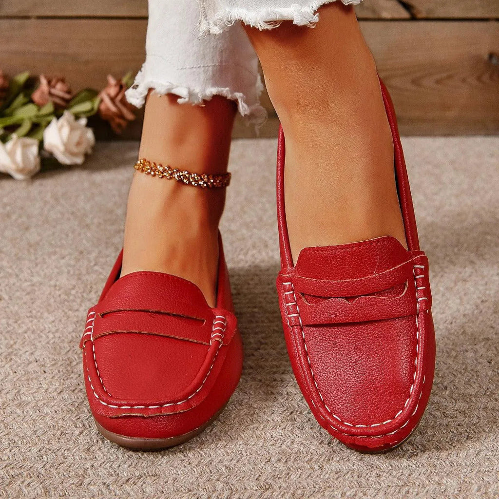 WW | Gommino Flat Crossed Soft Sole Women