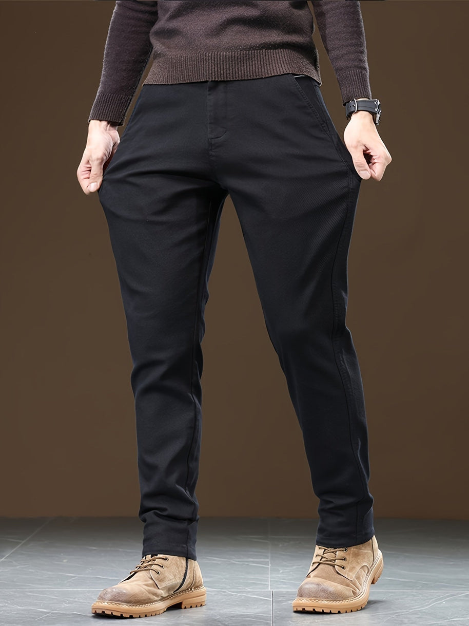 WW | Baumwoll Herren Chino Hose, Reguläre Passform, Dehnbarem Stoff