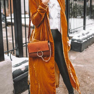 Kimonojacke aus Samt