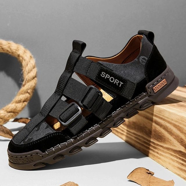 W&W Mode | Atmungsaktive Herrensandalen für Heiße Tage