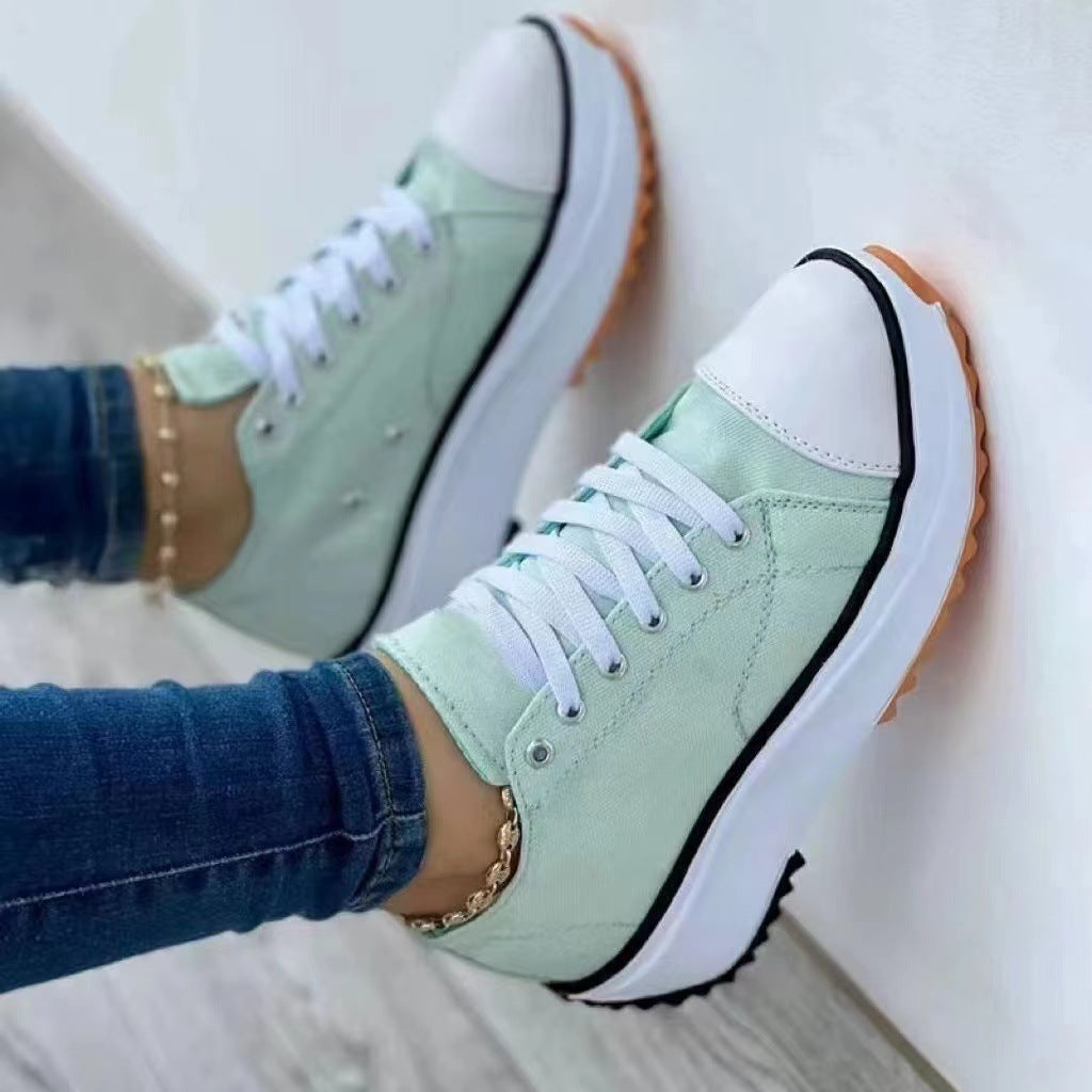 WW | Bequeme Canvas High Top Schuhe Für Damen