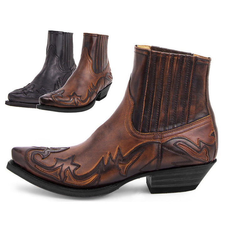W&W Mode | Lederne Cowboystiefel