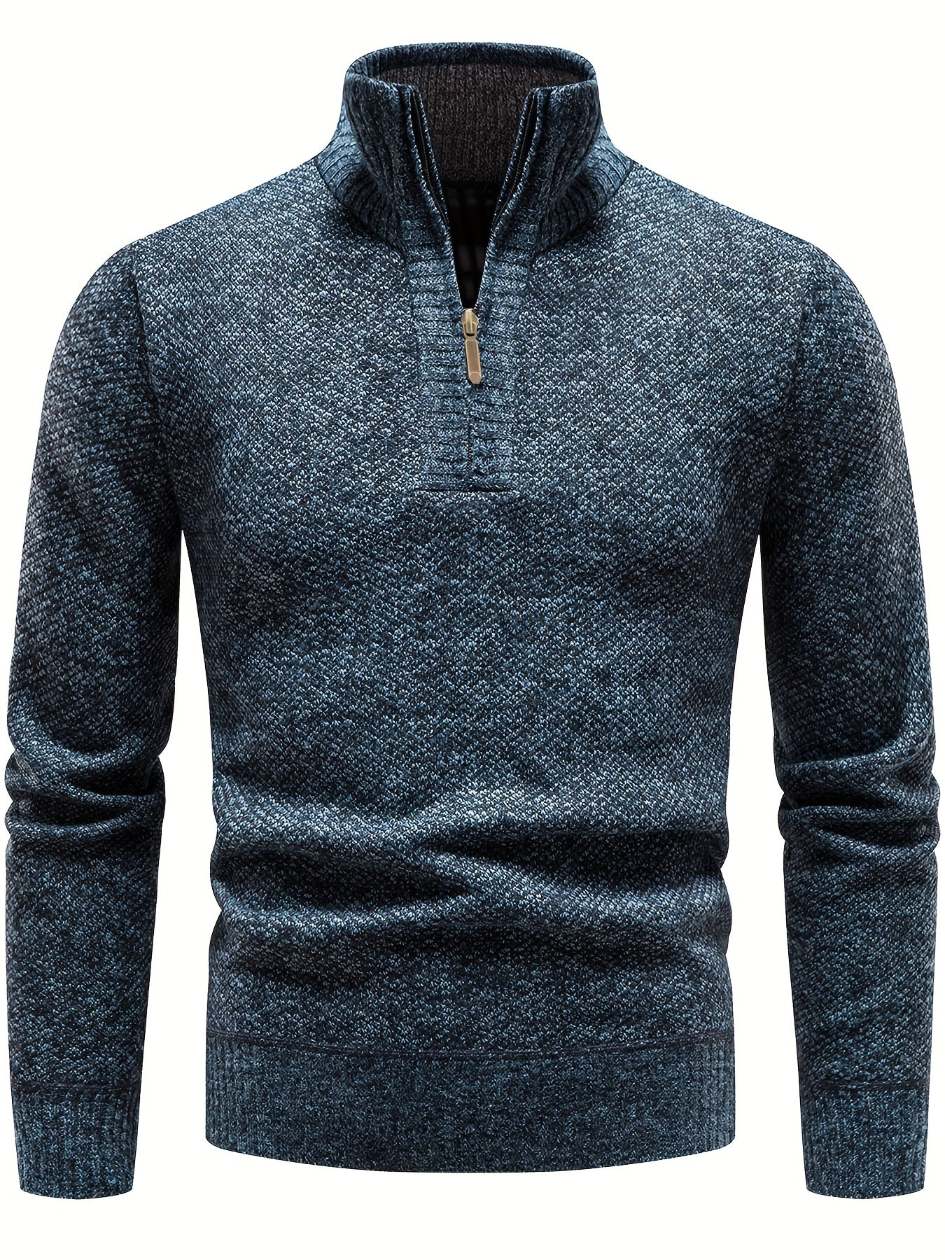 WW | Stilvoller, Lässiger Pullover Mit Halbem Reißverschluss
