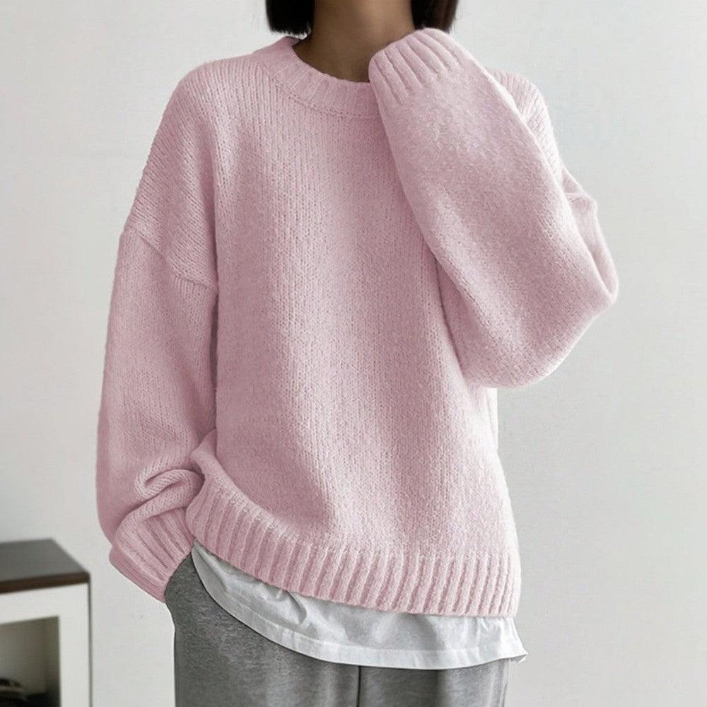 W&W Mode | Chic Pink Einfarbige Bluse