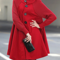 Extra große lange Jacke