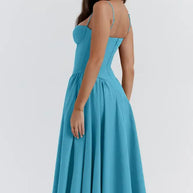 Midikleid in Korsettform