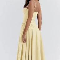 Midikleid in Korsettform