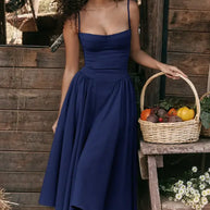 Midikleid in Korsettform