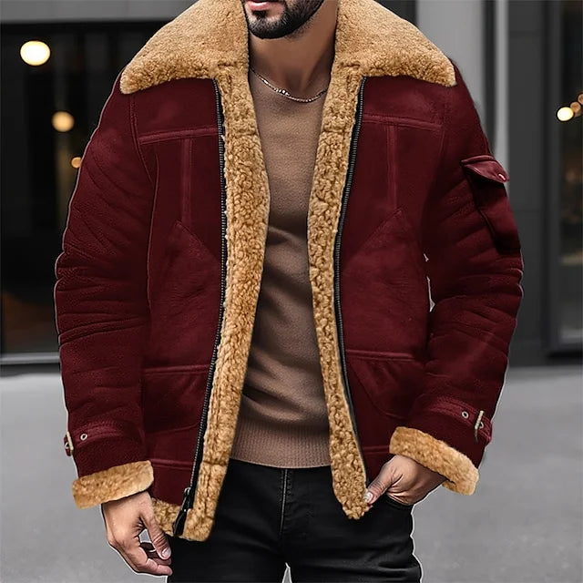 W&W Mode | Daily Fashion Sherpa-Jacke Für Männer