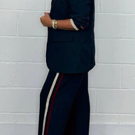 WW | Stilvolle Herbst Schicke Blazer und Hose Set für Frauen