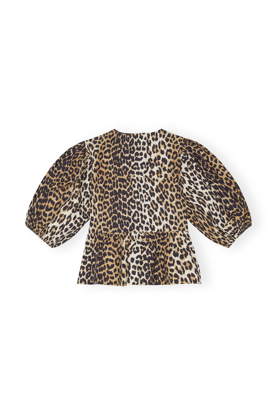 WW | Bluse mit Puffärmeln und Schleifendetail für Damen