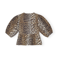 WW | Bluse mit Puffärmeln und Schleifendetail für Damen