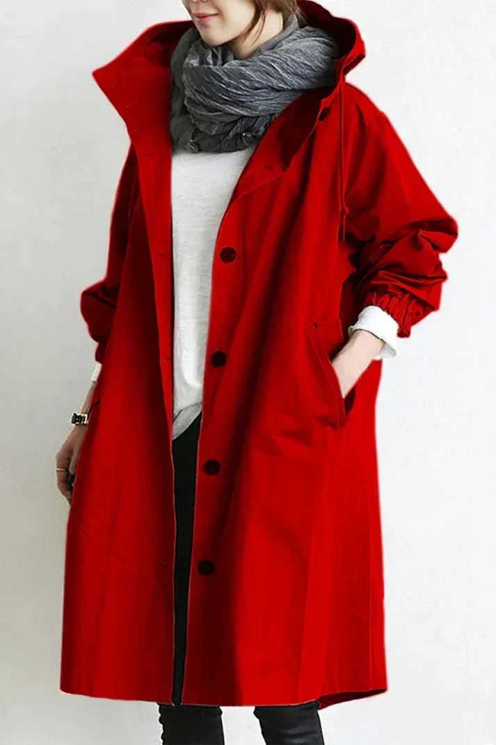 W&W Mode - Trenchcoat mit Kapuze