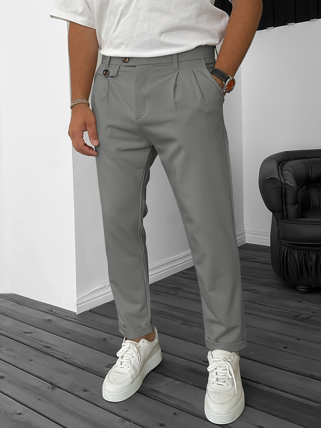 W&W Mode | Stretch Herrenhose Für Geschäftliche Bankette