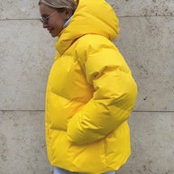 WW | Damen Oversize Winterjacke mit Kapuze