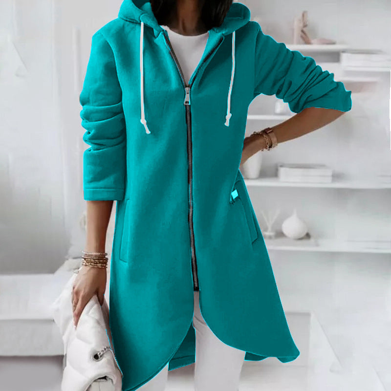 WW | Langer Pullover mit Reißverschluss