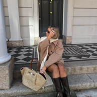 WW | Übergröße Wollmantel