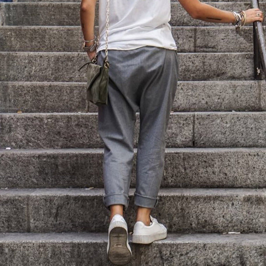 WW | Lässige Leinenhose Look