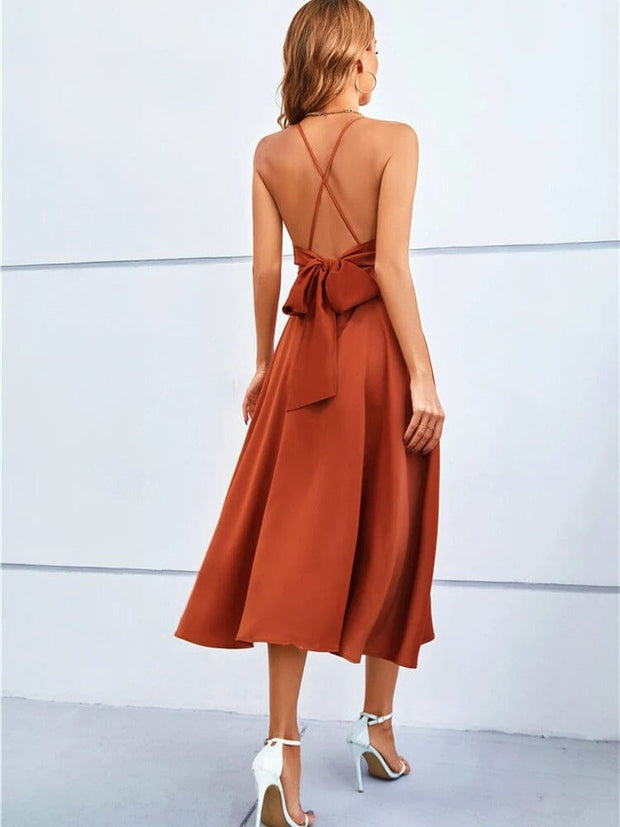 WW | Stylisches Träger-Midi-Kleid