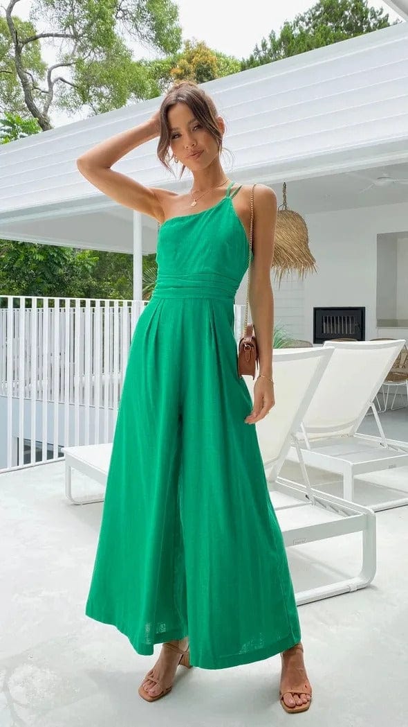 Eleganter und sexy Rückenfreier Träger-Jumpsuit