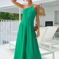Eleganter und sexy Rückenfreier Träger-Jumpsuit