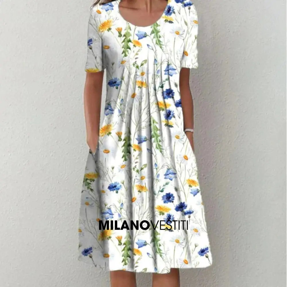 WW | Elegant und Raffiniert Baumwolle Kleid Alice