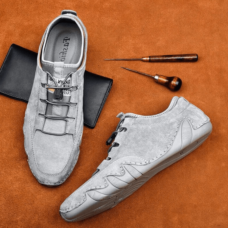 W&W Mode | Herren Schuhe Echtes Leder Herren Slipper Komfortabel & Trendy