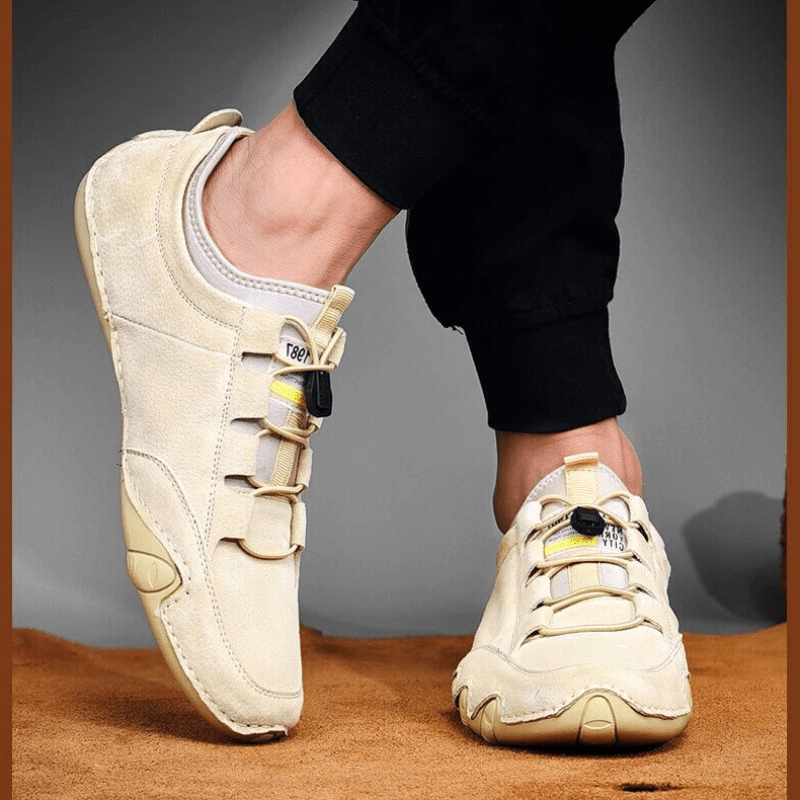 WW | Herren Schuhe Echtes Leder Herren Slipper Komfortabel & Trendy
