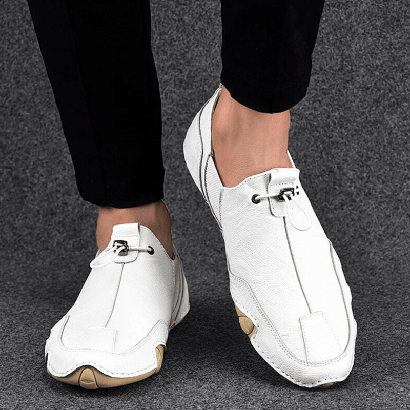 W&W Mode | Herren Schuhe Echtes Leder Herren Slipper Komfortabel & Trendy