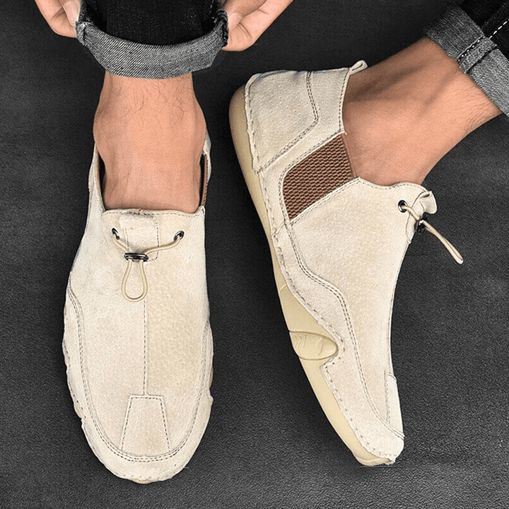 W&W Mode | Herren Schuhe Echtes Leder Herren Slipper Komfortabel & Trendy