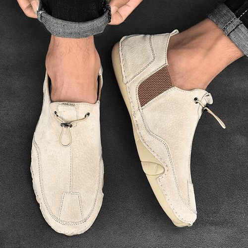 WW | Herren Schuhe Echtes Leder Herren Slipper Komfortabel & Trendy