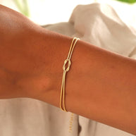 WW | Minimalistisches Armband Liebesknoten