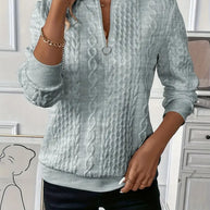 WW | Eleganter Pullover mit Reißverschluss