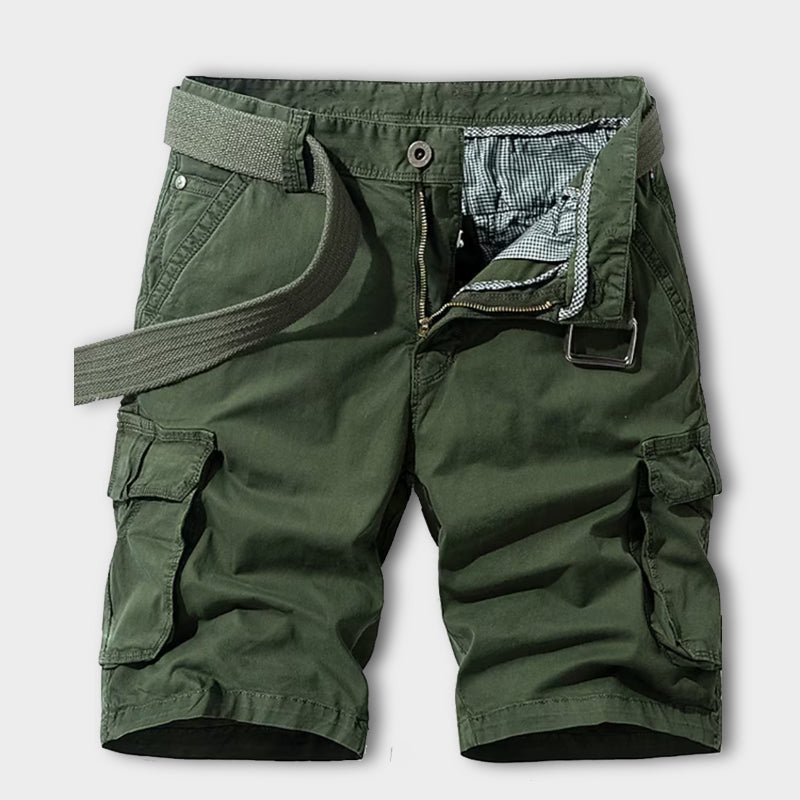 Wolff | Cargo Shorts mit Gürtel