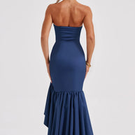 WW | Ärmelloses Maxikleid Mit Schlitz Und Rüschen Für Frauen