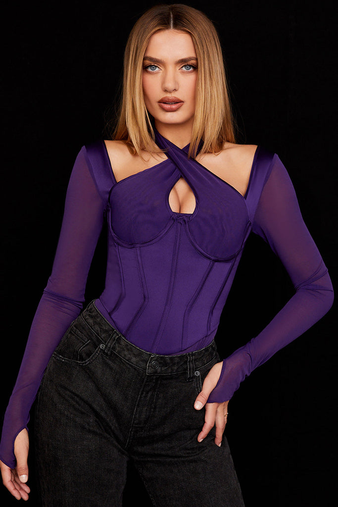 WW | Traube Halterneck Korsett Body