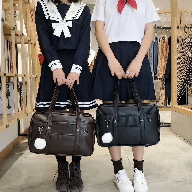 Damen Schultertasche mit mehreren Fächern und Reißverschluss