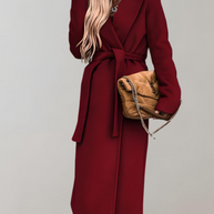 Lange Herbstjacke Für Damen Mit Jacke Mit Gürtel