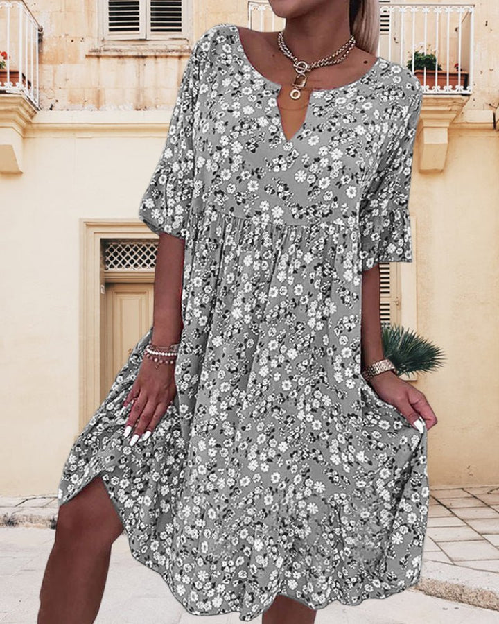 W&W Mode | Damen Blumenkleid Feminin, Fließend & Vielseitig