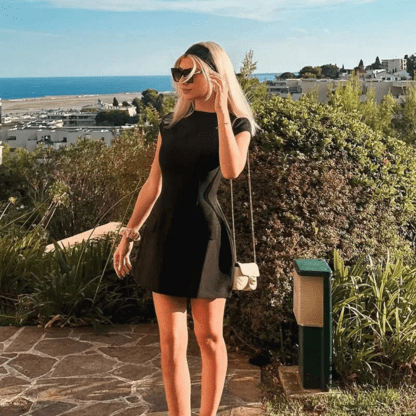 WW | Elegante Damenkleid Bodyshape Mit Langen Ärmeln