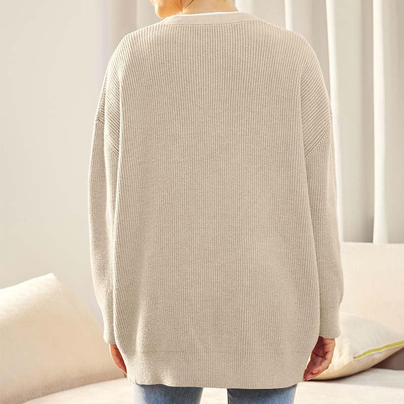 W&W Mode | Offene Strickjacke Für Gemütliches Layering Für Frauen