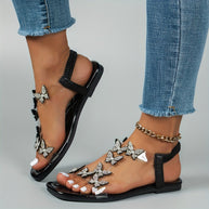 WW | Funkelnde Strass Sandalen