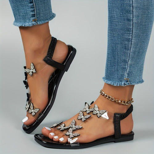 WW | Funkelnde Strass Sandalen