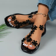 WW | Funkelnde Strass Sandalen